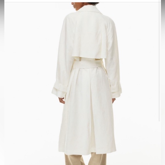 Aritzia Wilfred Phase tie cream
sports trench coat Large - Picture 3 of 11